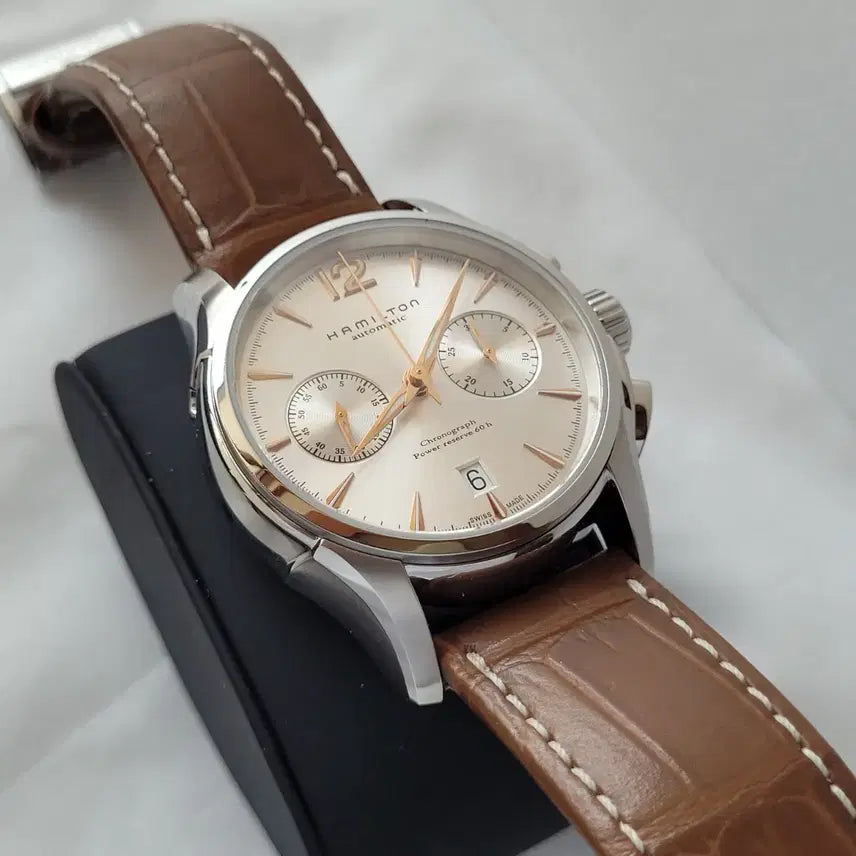 [BUNJANG] Hamilton Jazzmaster Chronograph Automatic Silver Watch / 해밀턴 재즈마스터 크로노그래프 오토매틱 실버