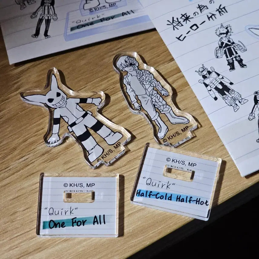 [BUNJANG] My Hero Academia Hero Note Acrylic Stand Bundle / 히로아카 나히아 히어로노트 미니 아크릴 데쿠 쇼토 미도야 토도로키