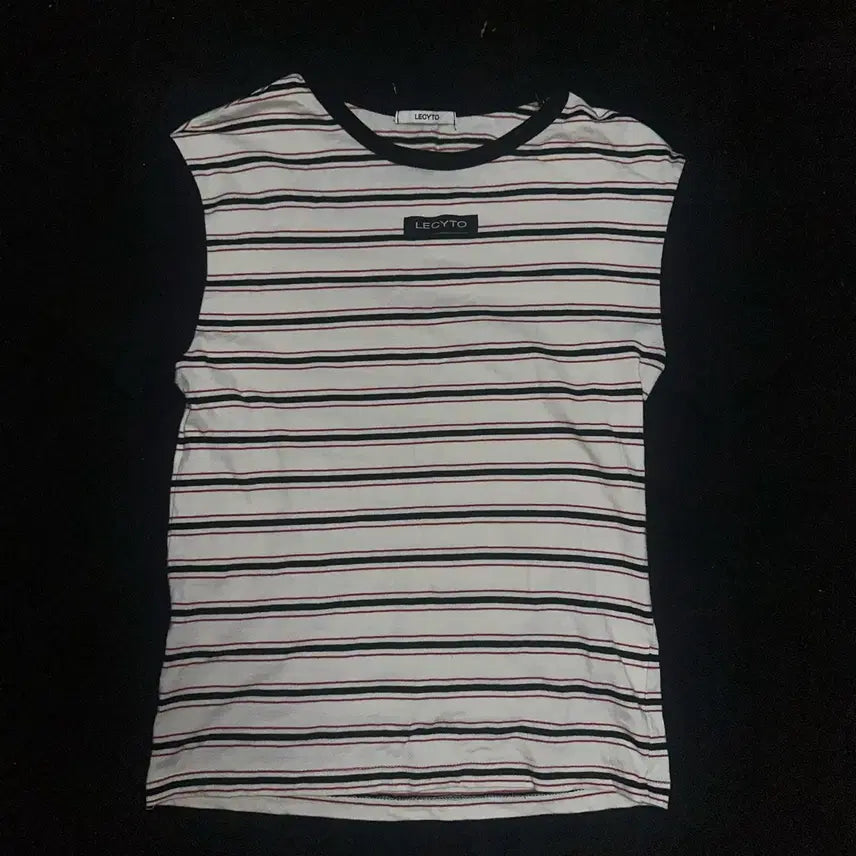 [BUNJANG] Reshito Striped Short Sleeve T-shirt / 레시토 스트라이프 반팔