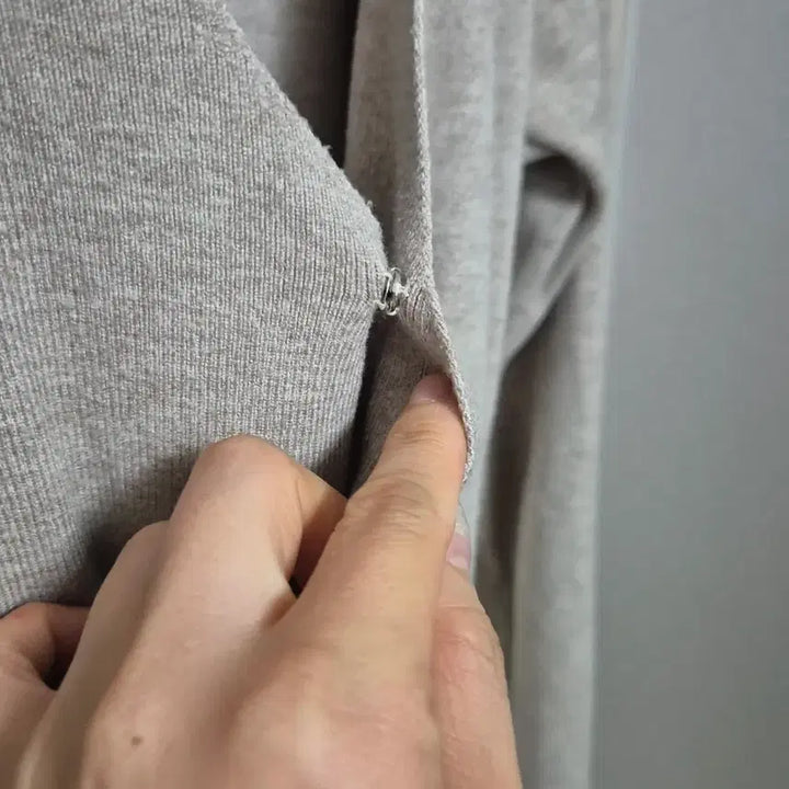 [BUNJANG] Knit Pleated Long Dress / 니트 플리츠 롱 원피스