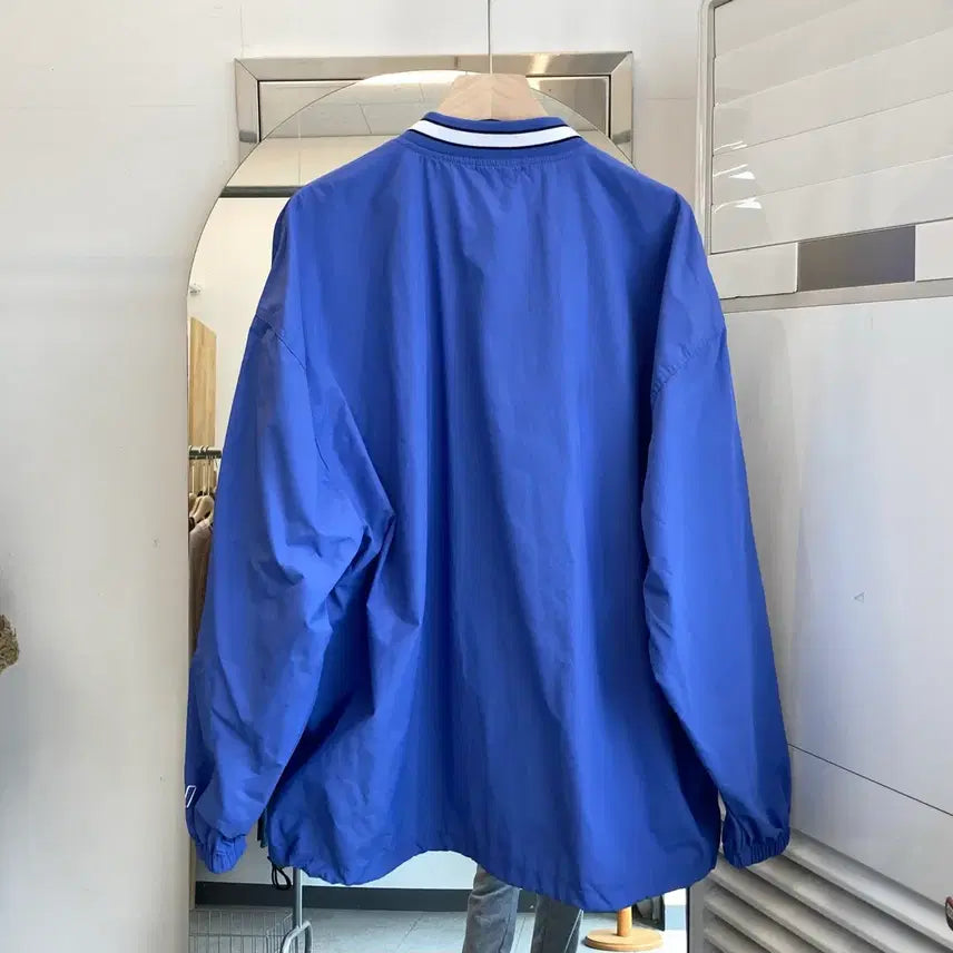 [BUNJANG] COVILL Windbreaker Jacket / 빅사이즈 COVILL 브이넥 바람막이 Windbreaker