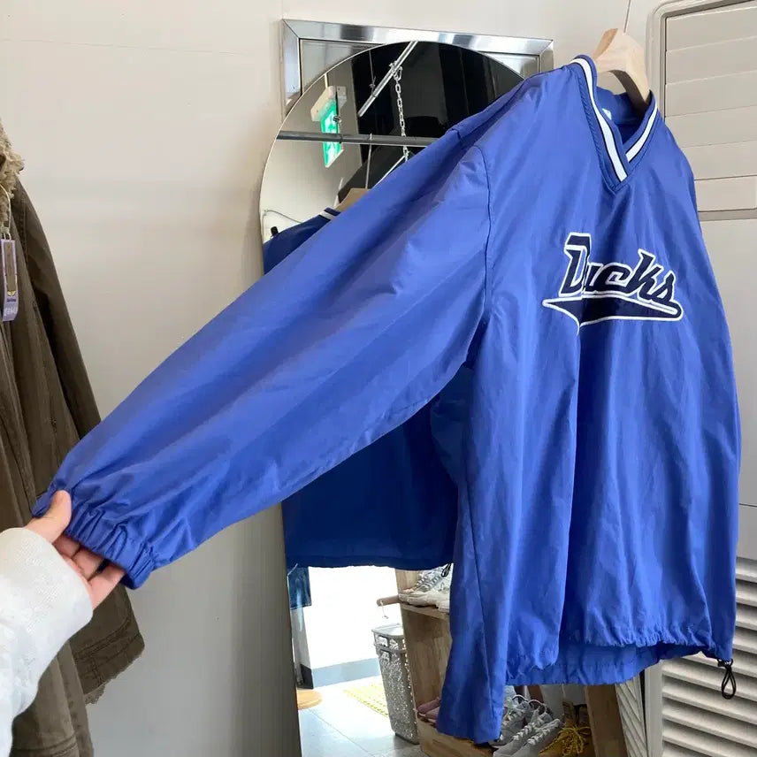 [BUNJANG] COVILL Windbreaker Jacket / 빅사이즈 COVILL 브이넥 바람막이 Windbreaker