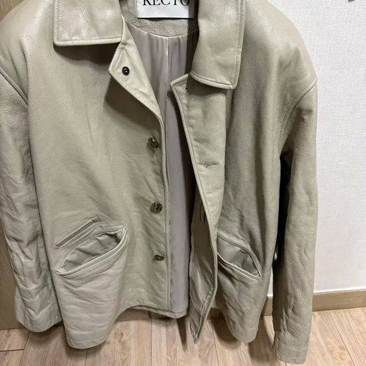 [BUNJANG] RECTO Leather Chore Jacket / 렉토 레더 초어 자켓