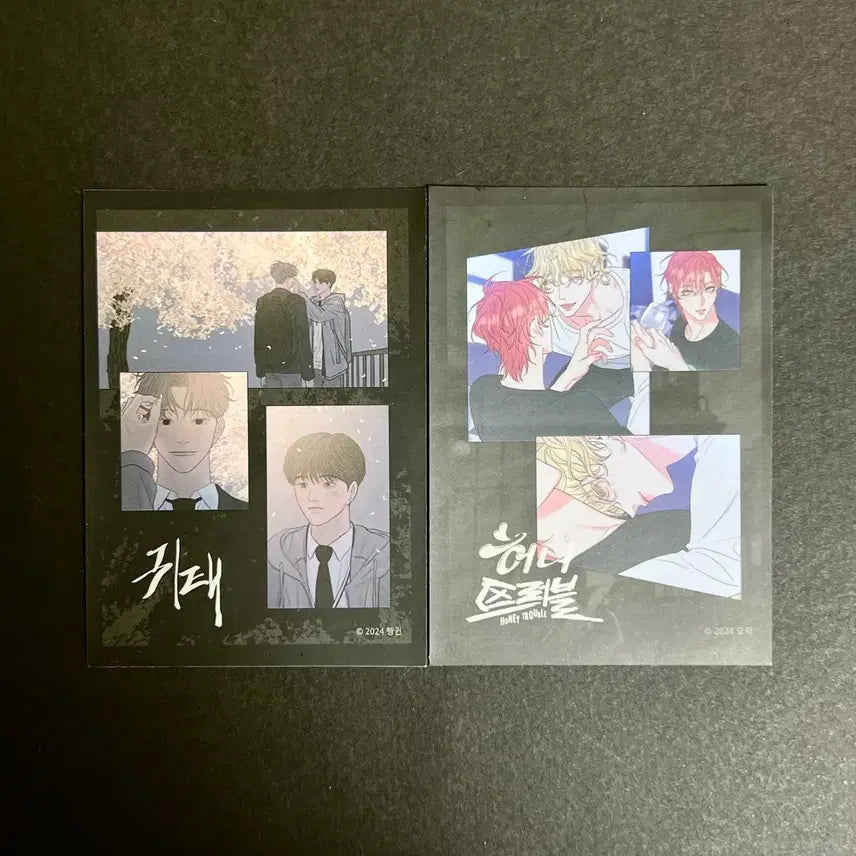 [BUNJANG] Another Pink Popup Sticker / 봄툰 어나더핑크 어핑팝업 입장특전 귀태 허니트러블 허트 스티커 굿즈