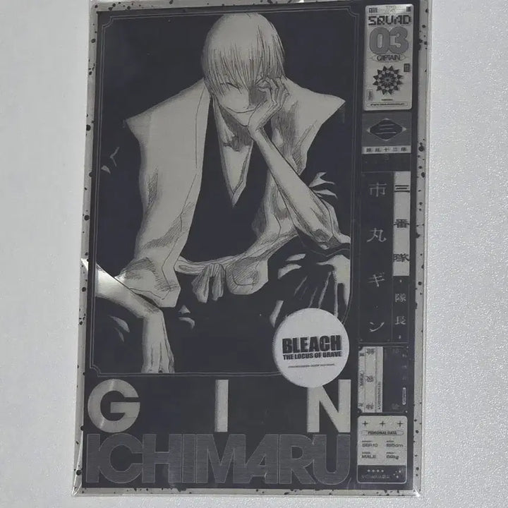 [BUNJANG] Bleach Ichimaru Gin SNS POB Photocard / 블리치 블리치전 SNS 특전 이치마루 긴