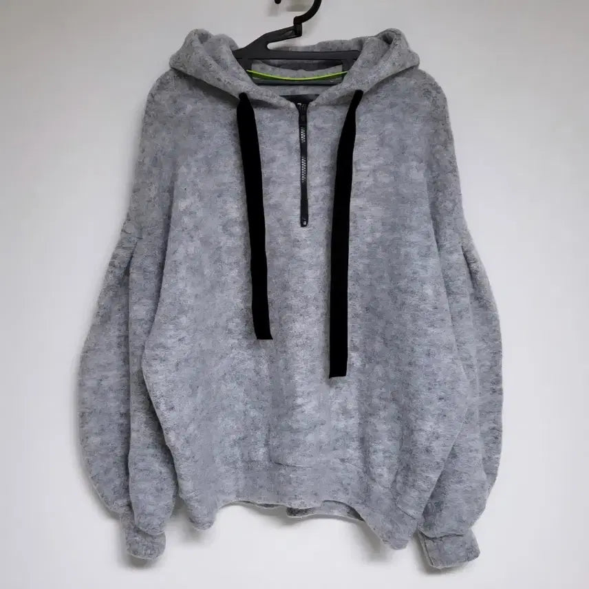 [BUNJANG] Hooded Half-Zip Top / 후드반집업