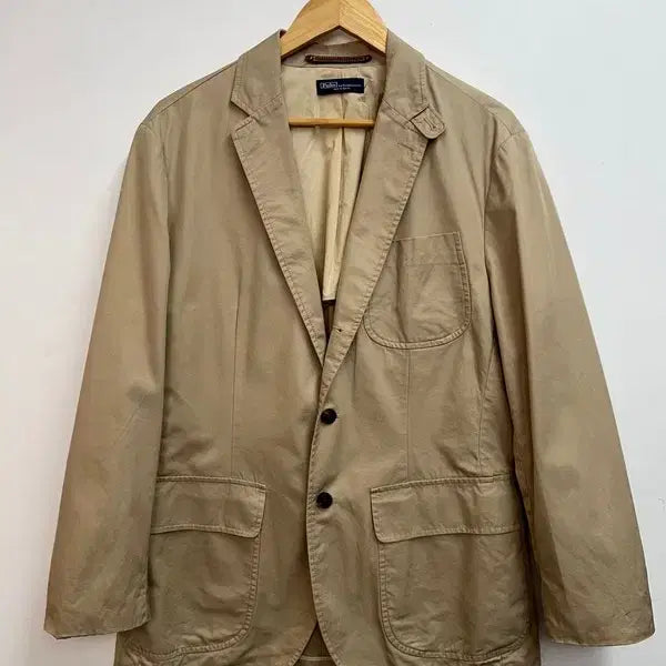 [BUNJANG] Polo Ralph Lauren Beige Cotton Chino Blazer / 42 폴로 랄프 로렌 베이지 코튼 치노 블레이저