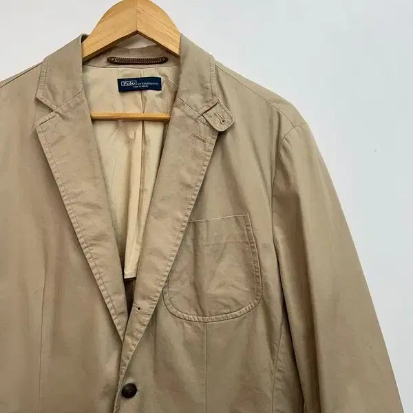 [BUNJANG] Polo Ralph Lauren Beige Cotton Chino Blazer / 42 폴로 랄프 로렌 베이지 코튼 치노 블레이저