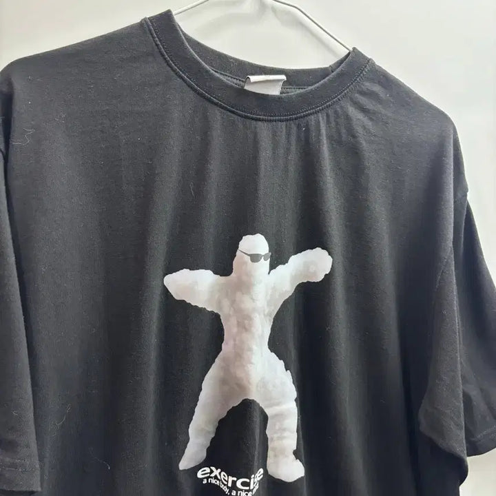 [BUNJANG] EXERCISE Graphic Cotton T-Shirt Black L / [L] 엑서사이즈(EXERCISE) &