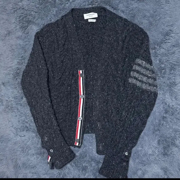 [BUNJANG] Thom Browne Aran Cable Cardigan (Size 4) / [새상품급/4]톰브라운 아란케이블 가디건