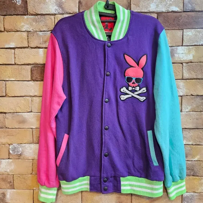 [BUNJANG] Psycho Bunny Varsity Jacket L / 일본 Psycho Bunny 바시티 자켓 L