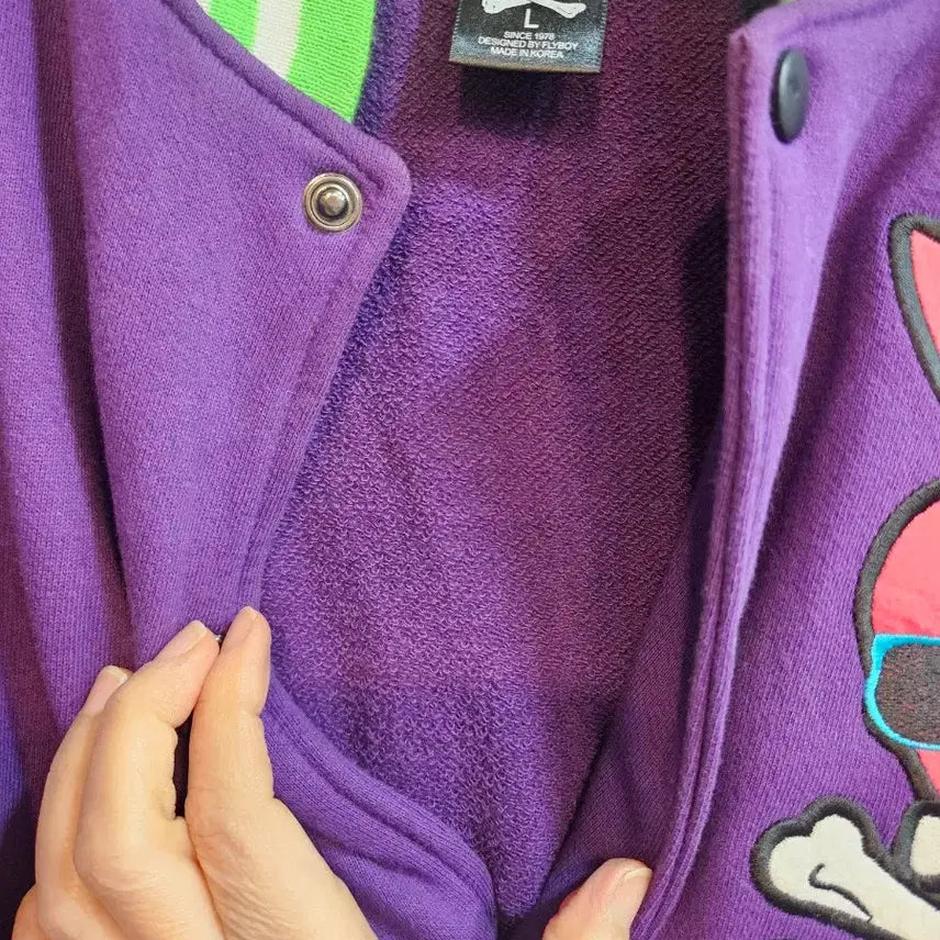 [BUNJANG] Psycho Bunny Varsity Jacket L / 일본 Psycho Bunny 바시티 자켓 L