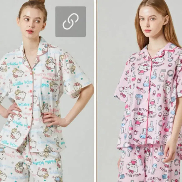 [BUNJANG] Sanrio Hello Kitty Pajama Set / 정품 일본산리오 키티 잠옷 세트