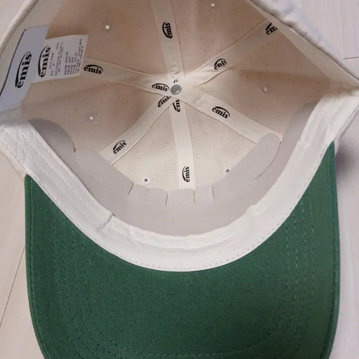 [BUNJANG] Emis Ball Cap Hat (Green/Blue) / emis 이미스 볼캡 모자 그린/블루.개당가격