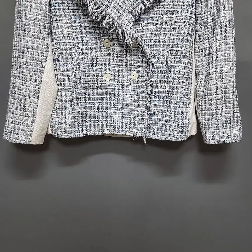 [BUNJANG] Color Block Tweed Jacket / 배색 트위드 자켓
