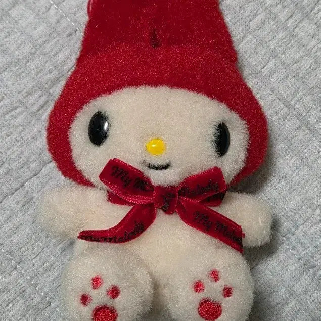 [BUNJANG] Sanrio My Melody Doll Keychain / 마이멜로디 인형 키링 빨간리본