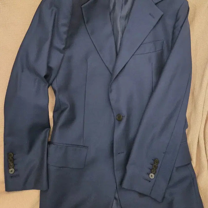 [BUNJANG] Navy Blazer Jacket and Slacks Set / 남성 네이비 블레이저 자켓 슬렉스 셋업