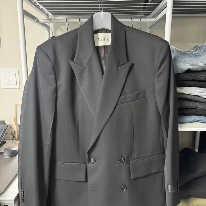 [BUNJANG] Taille PALACE Oversized Double Breasted Jacket / 타일레 24ss OVERSIZE DOUBLE BREASTED JACKET
