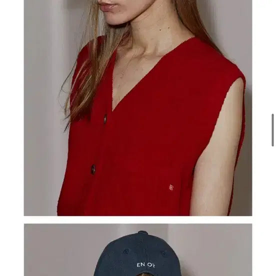 [BUNJANG] ENOR Petal Symbol Ball Cap Navy / ENOR 엔오르 페탈 심볼 볼캡 네이비