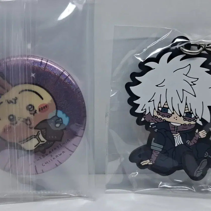[BUNJANG] My Hero Academia Dabi Chiikawa Collaboration Bundle Set Badge Rubber Strap / 일괄)나의 히어로 아카데미아 다비 치이카와 콜라보 뱃지 러버스트랩