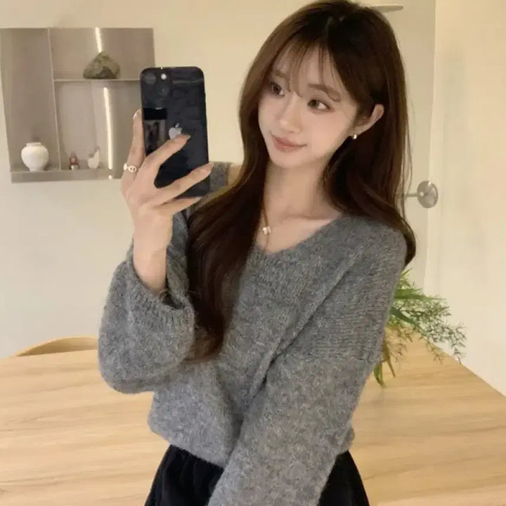 [BUNJANG] Avely Wool Knit Sweater / 에이블리 울니트