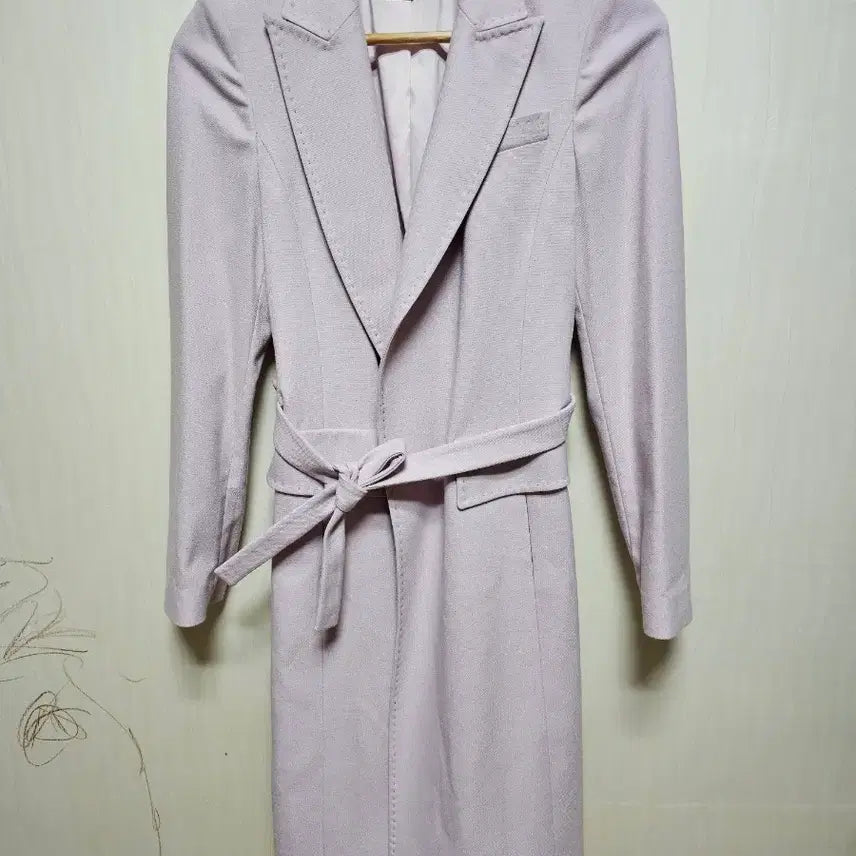 [BUNJANG] BEIGE Long Coat Lavender Pink S / 여성 롱코트 롱자켓 봄코트 봄자켓 [BEIGE/새상품/라벤더/S]