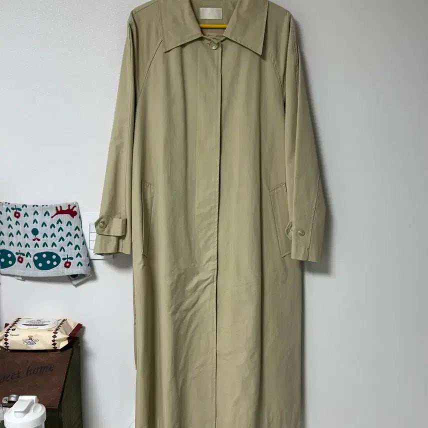 [BUNJANG] Trench Coat Light Khaki / 트렌치코트 연카키