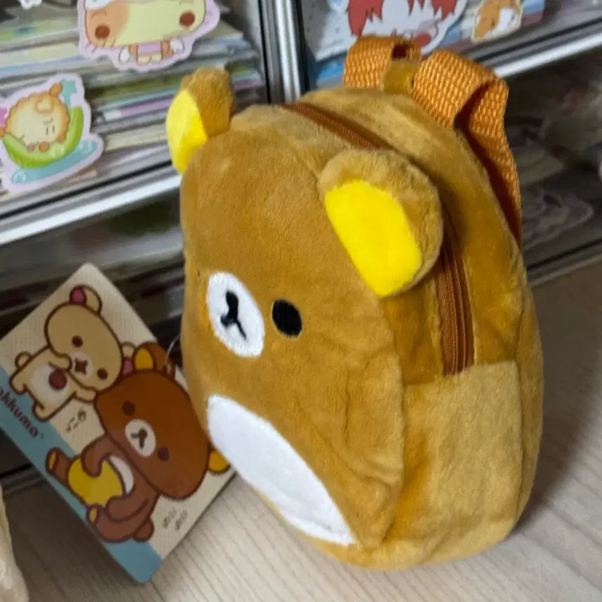 [BUNJANG] Rilakkuma Mini Backpack Pouch / 리락쿠마 미니 백팩 외출 고리 백팩형 파우치