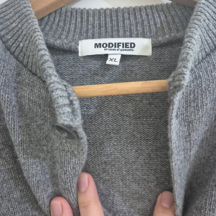 [BUNJANG] Modified Men's Round Cardigan XL / 모디파이드 남성 라운드 가디건 XL