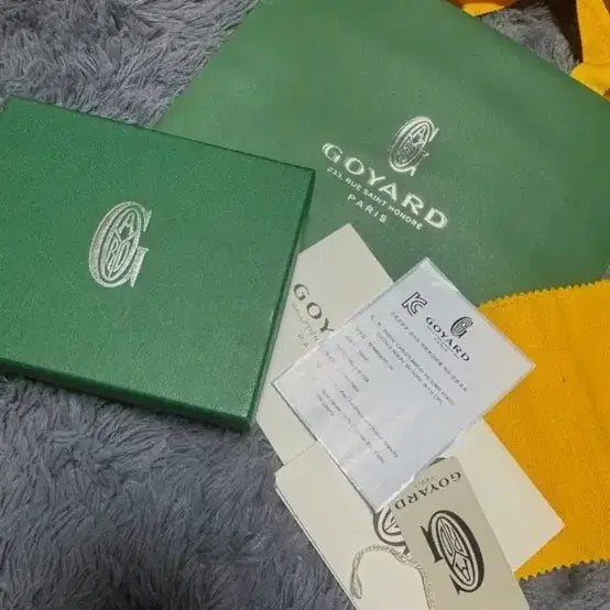 [BUNJANG] Goyard Insert Card Wallet Blue / [새상품급/풀구성]고야드 인서트 카드지갑 블루