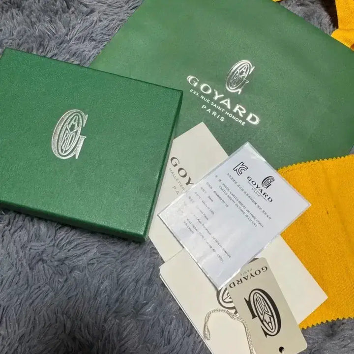[BUNJANG] Goyard Insert Card Wallet Blue / [새상품급/풀구성]고야드 인서트 카드지갑 블루