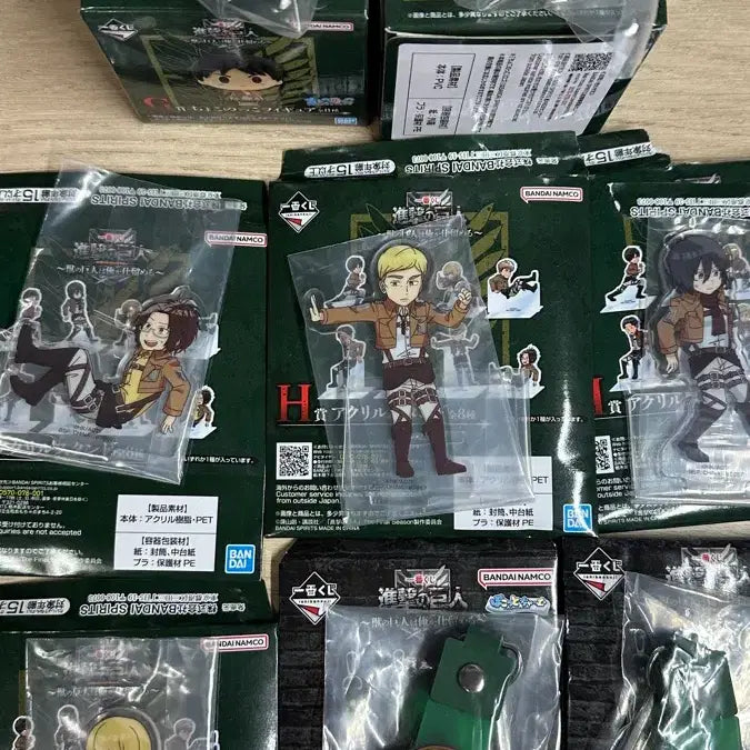 [BUNJANG] Attack on Titan Hange Zoe Bundle Set (Sealed) / 진격의 거인 하위상 미개봉 일괄