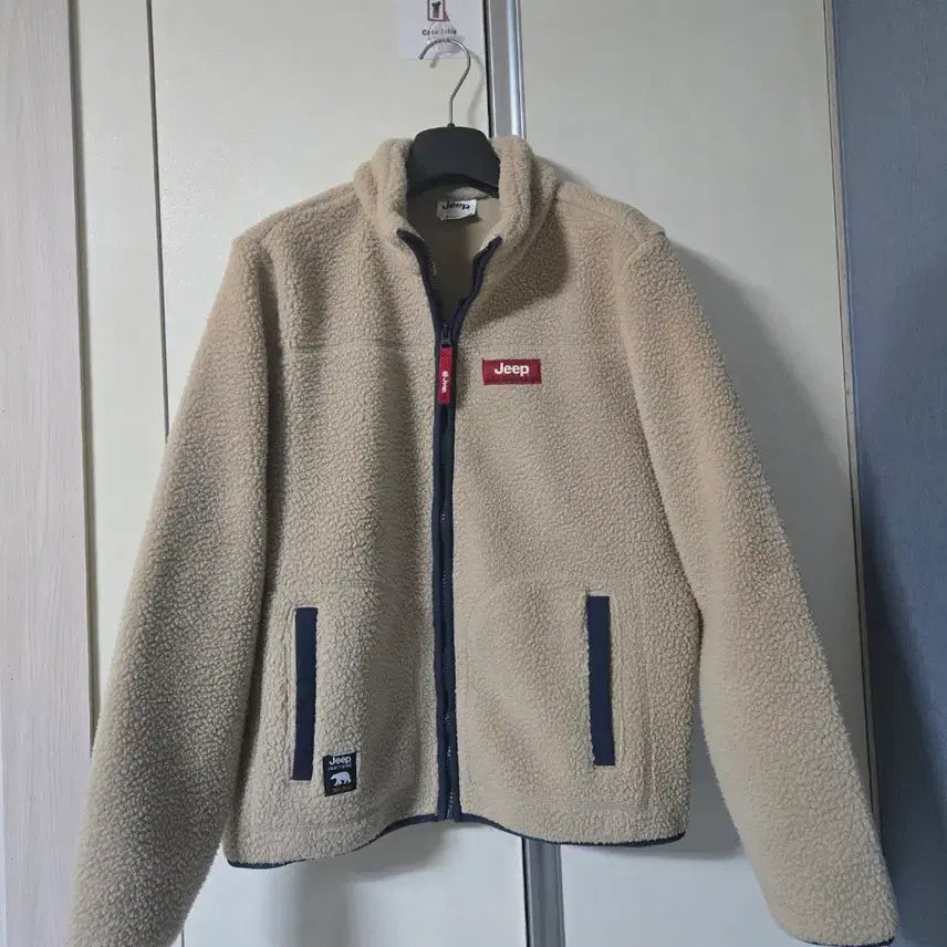 [BUNJANG] Jeep Fleece Jacket / Jeep 지프 뽀글이 플리스 자켓 90~95 여