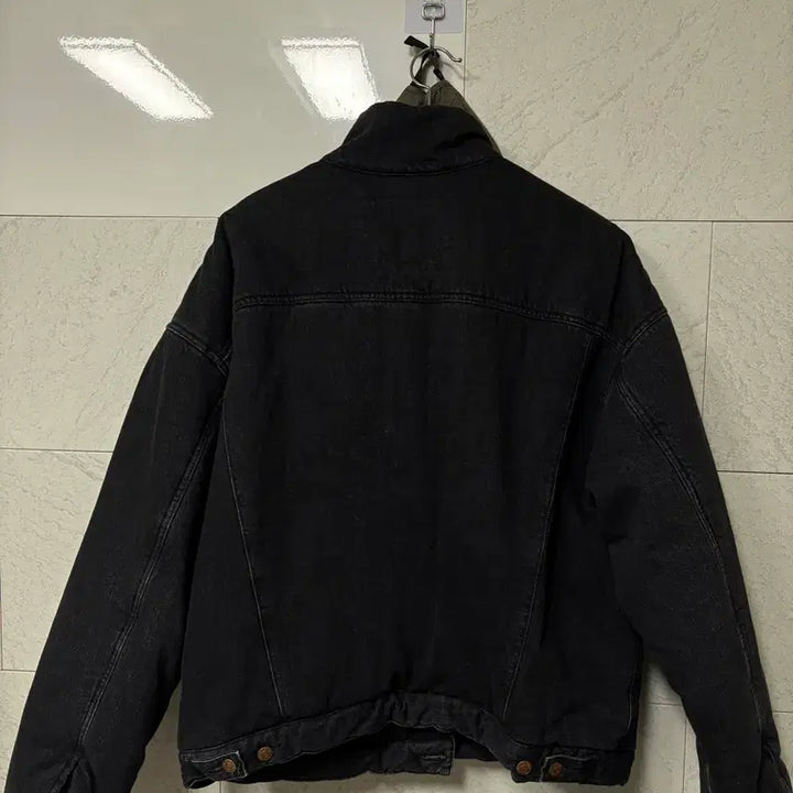 [BUNJANG] Unused Black Denim Padded Jacket / 언유즈드 블랙 데님 패딩 자켓 4