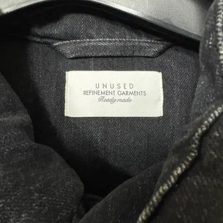 [BUNJANG] Unused Black Denim Padded Jacket / 언유즈드 블랙 데님 패딩 자켓 4