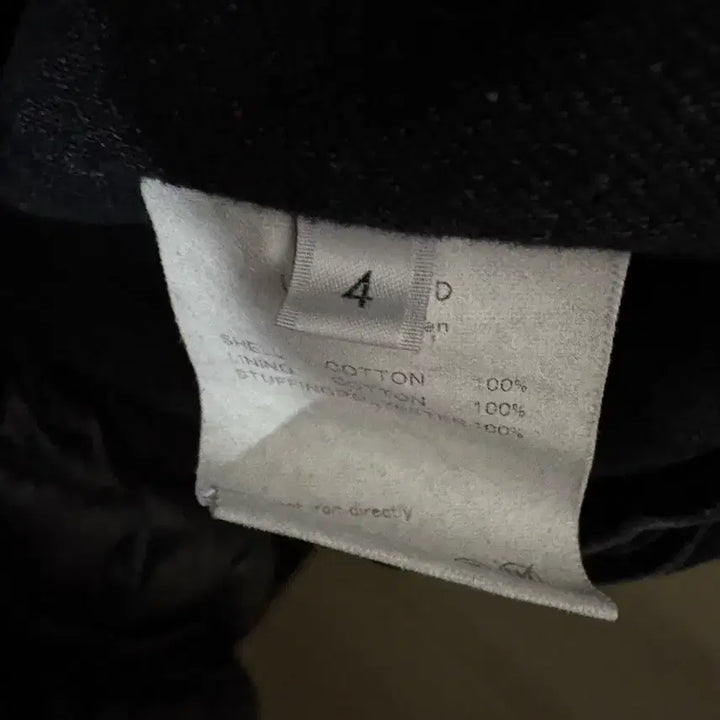 [BUNJANG] Unused Black Denim Padded Jacket / 언유즈드 블랙 데님 패딩 자켓 4