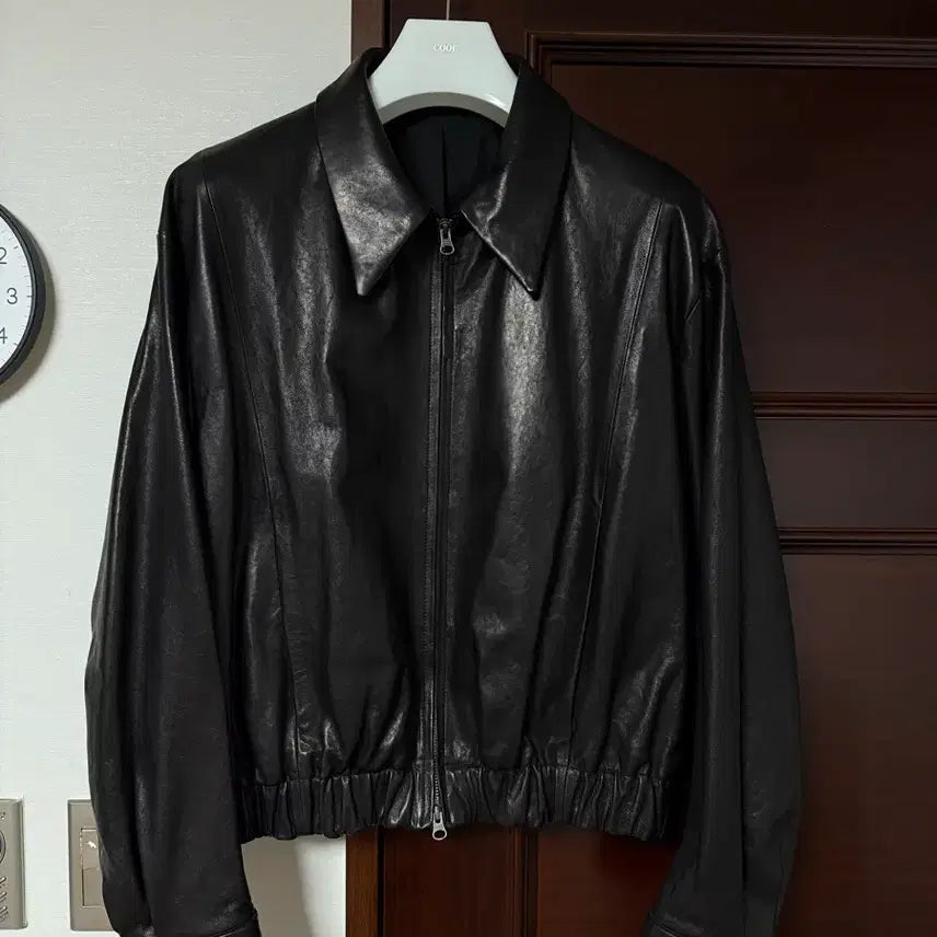[BUNJANG] Coore Lambskin Leather Jacket L / 쿠어 램스킨 레더자켓 L