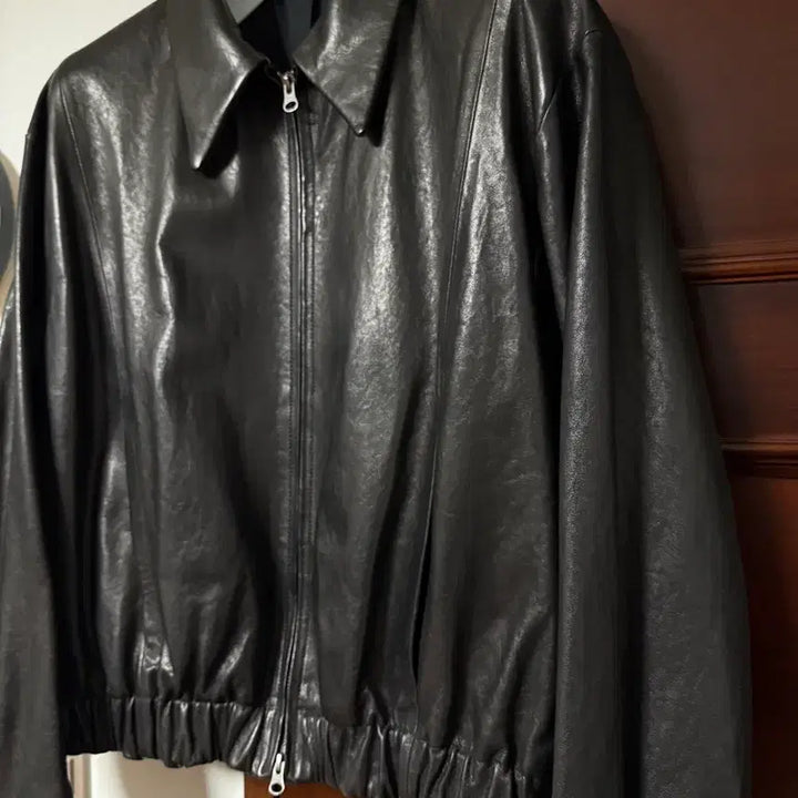 [BUNJANG] Coore Lambskin Leather Jacket L / 쿠어 램스킨 레더자켓 L