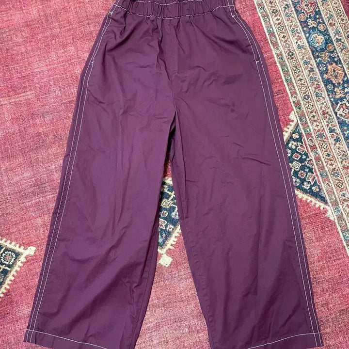 [BUNJANG] Niko and Wide Pants Plum / niko and 니코앤드 허리밴딩 와이드 팬츠 플럼