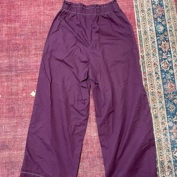 [BUNJANG] Niko and Wide Pants Plum / niko and 니코앤드 허리밴딩 와이드 팬츠 플럼
