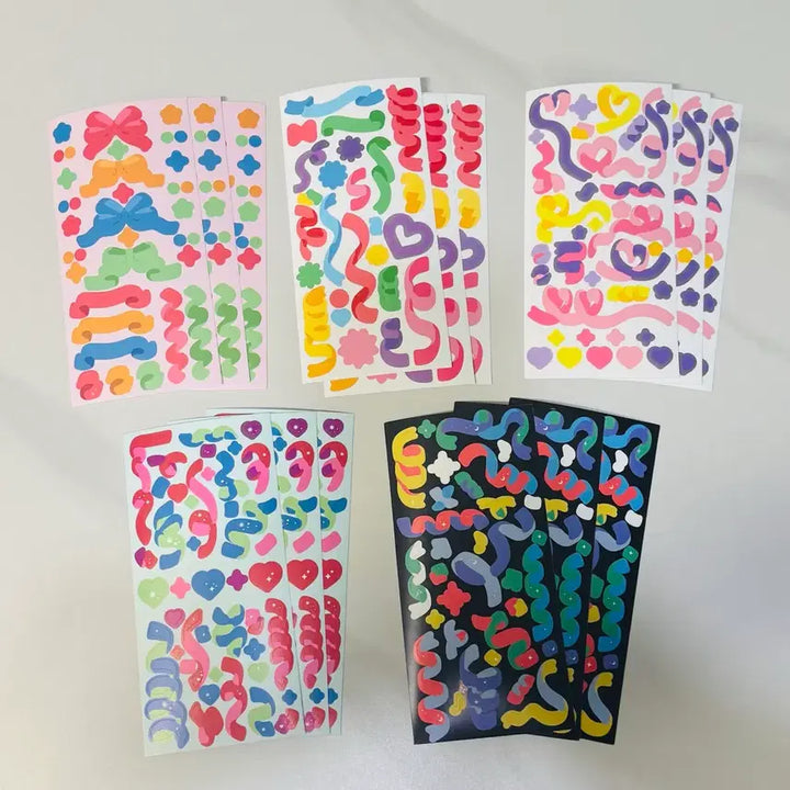 [BUNJANG] Decorating Stickers Bundle Set / 다꾸 스티커 일괄 새상품