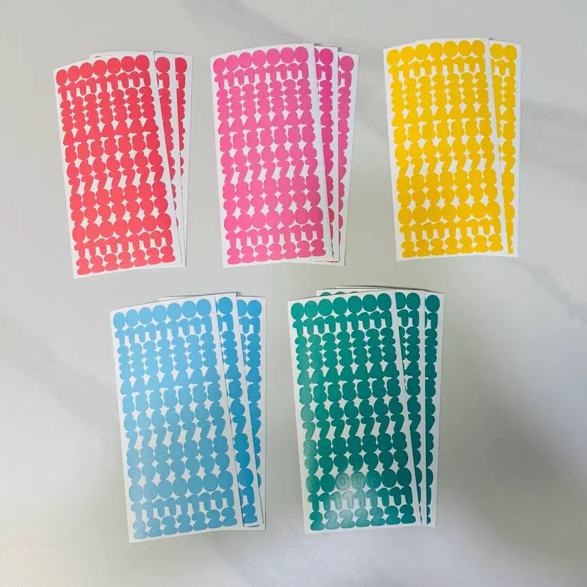 [BUNJANG] Decorating Stickers Bundle Set / 다꾸 스티커 일괄 새상품