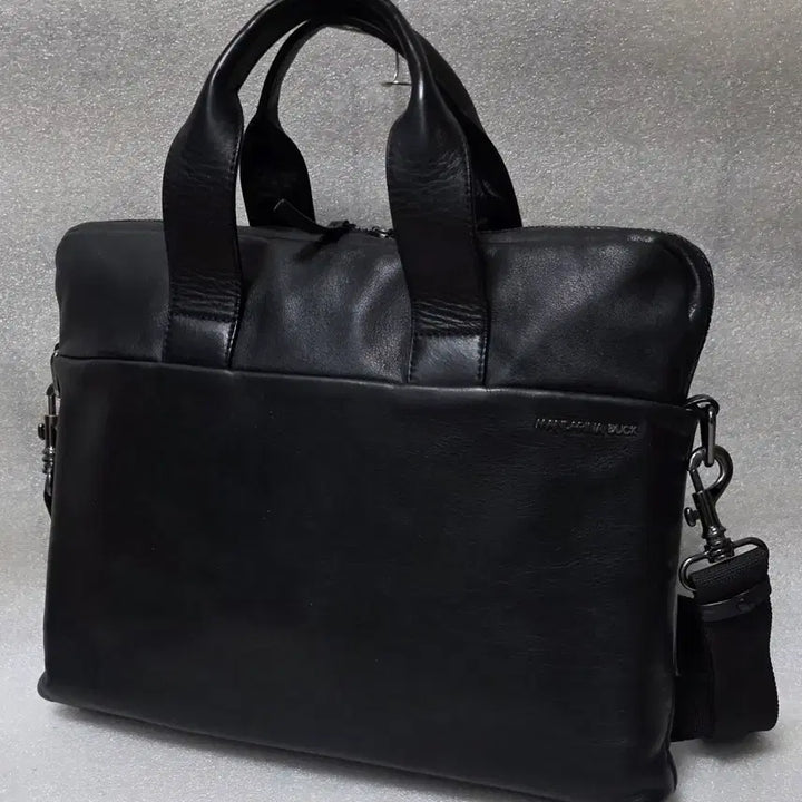 [BUNJANG] Mandarina Duck Duplex 2.0 Genuine Leather Briefcase / 만다리나덕 듀플렉스 2.0 소가죽 브리프케이스 노트북수납 크로스백