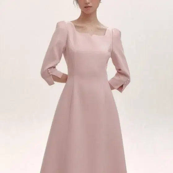 [SOLD OUT] 플로움 칵테일 하트넥 드레스