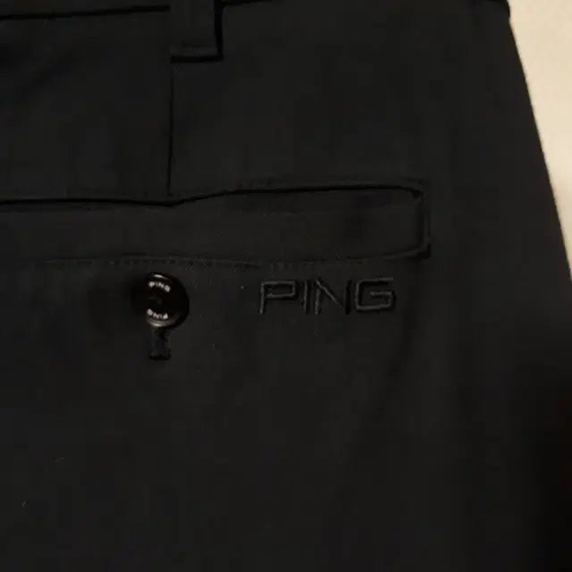 [BUNJANG] PING Black Stretch Slim Fit Pants (Size 36) / 36/PING 블랙 스트레치 슬림핏 팬츠/36-1130