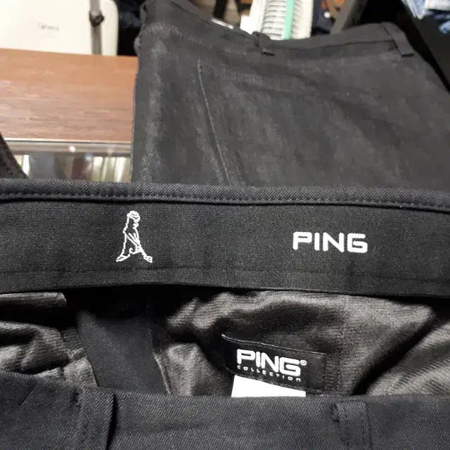 [BUNJANG] PING Black Stretch Slim Fit Pants (Size 36) / 36/PING 블랙 스트레치 슬림핏 팬츠/36-1130