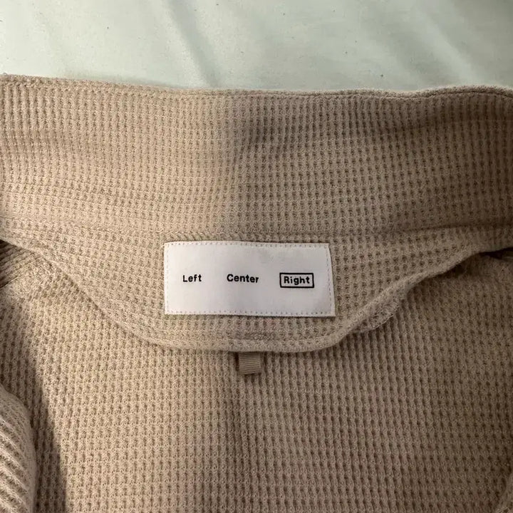[BUNJANG] Paf Waffle Long Sleeve Quarter Zip-up (L) / Paf 와플 롱슬리브 쿼터집업 right L