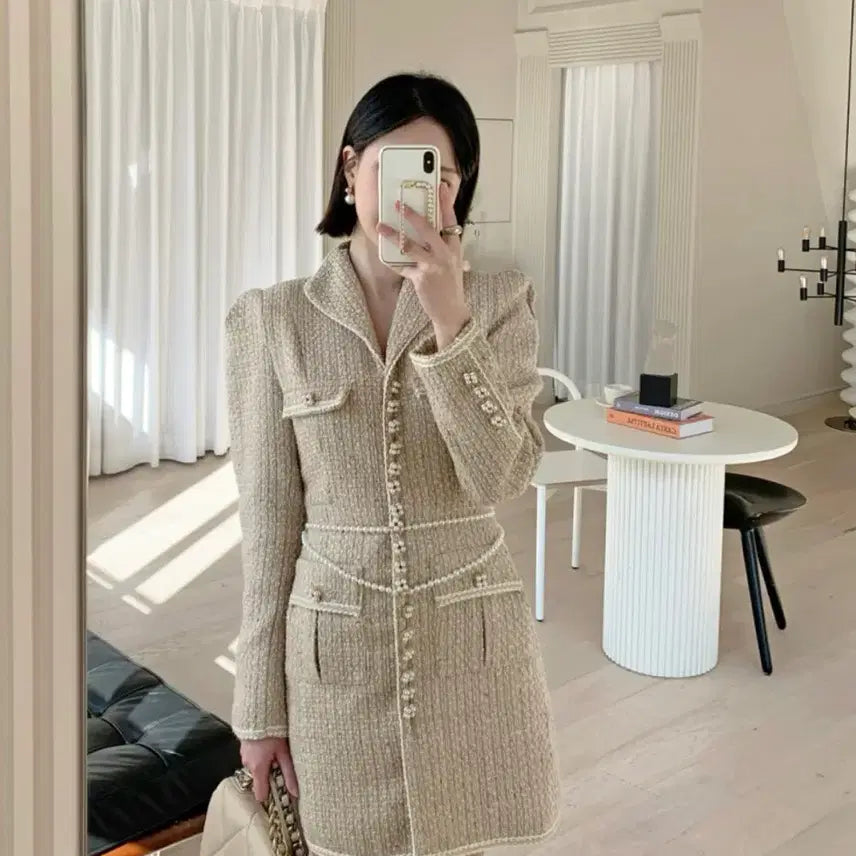 [BUNJANG] Tweed Dress / [새상품] 트위드 원피스