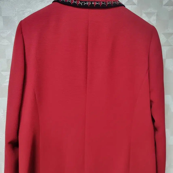 [BUNJANG] Korum Red Beaded Jacket / Korum Brand 빨간색 여성비즈 자켓 77