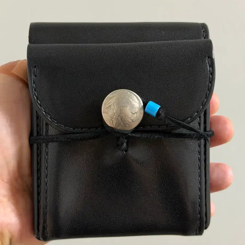 [BUNJANG] Goros Leather Bifold Wallet / 고로스 소가죽 반지갑 블랙